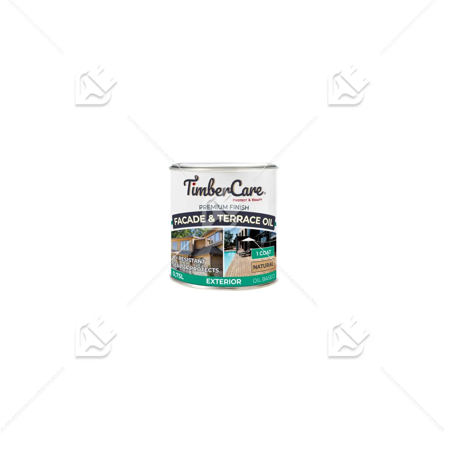 Масло для фасадов и террас TimberCare Façade&Terrace Oil натуральный 2,5 л