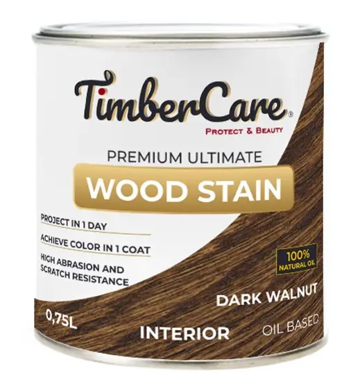 Тонирующее масло высокой прочности для дерева TimberCare Wood Stain Шоколад 0,75 л