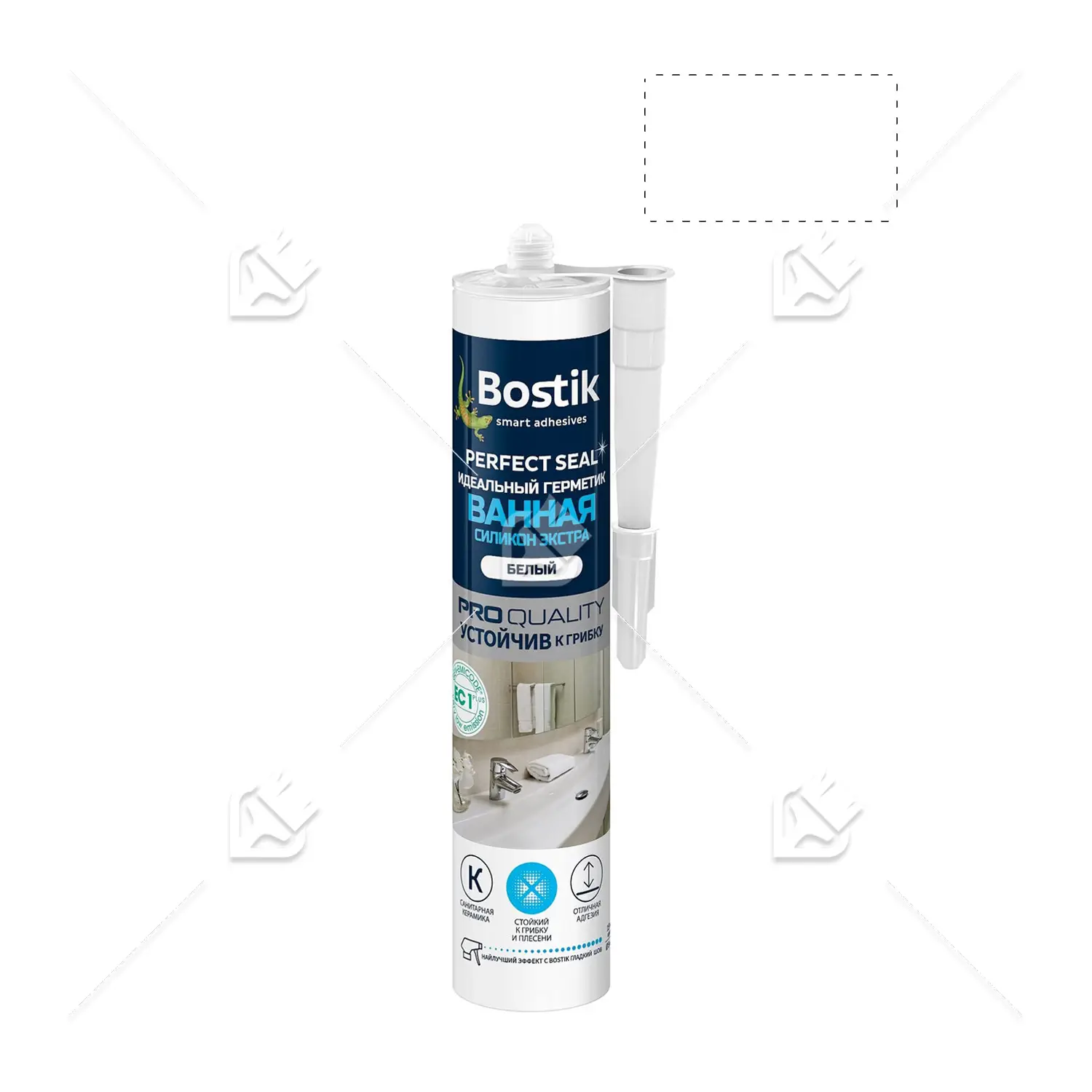 Герметик силиконовый для ванной Bostik Perfect Seal Экстра белый 280 мл