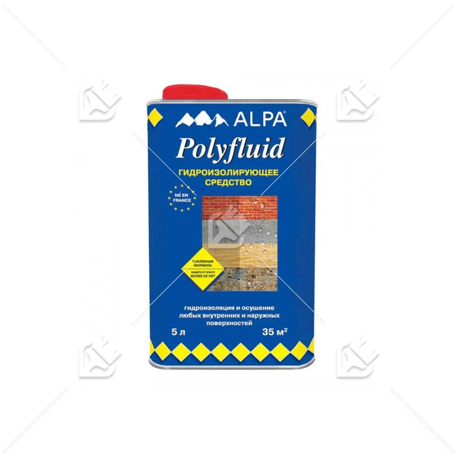 Средство гидроизолирующее Alpa Polyfluid 5 л.