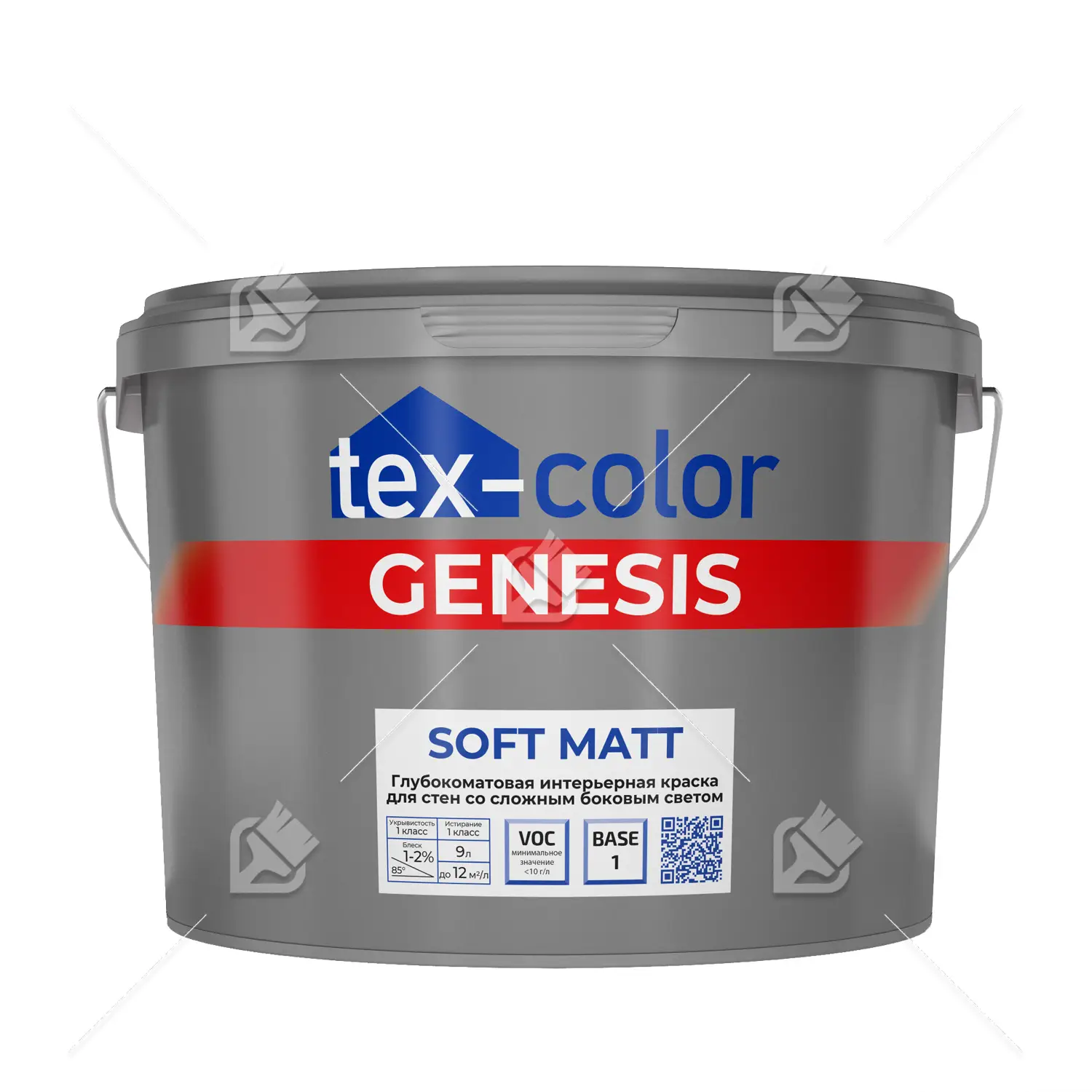"Tex-Сolor" ВД краска Genesis Soft Matt  база1  9л