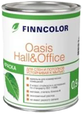 Краска OASIS HALL & OFFICE A гл/мат 0,9л