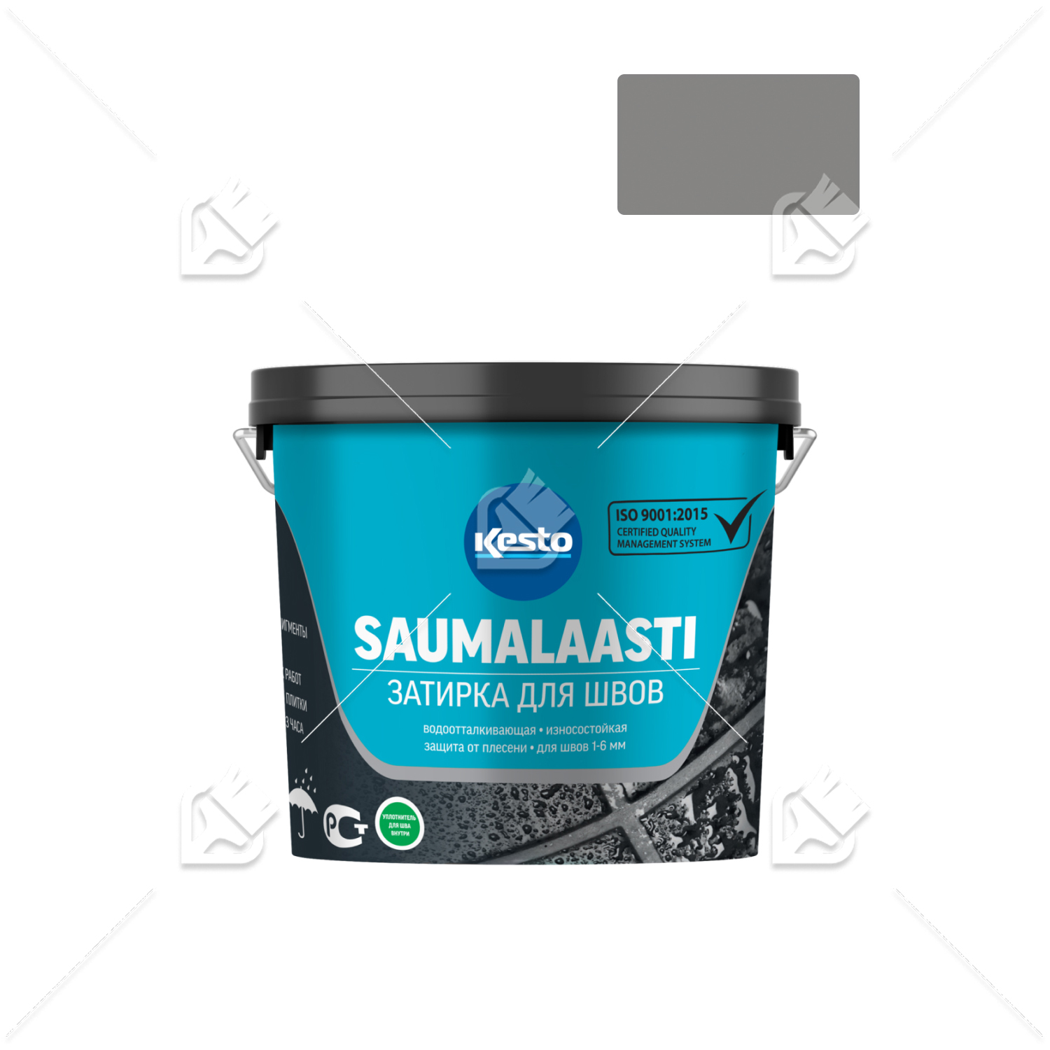 Затирка для швов Kesto Saumalaasti 44 темно-серая 3 кг