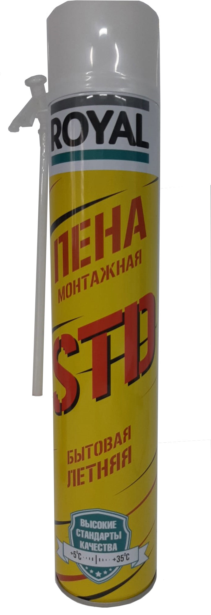 Пена бытовая ROYAL STD зимняя 750 мл. выход 45 л.