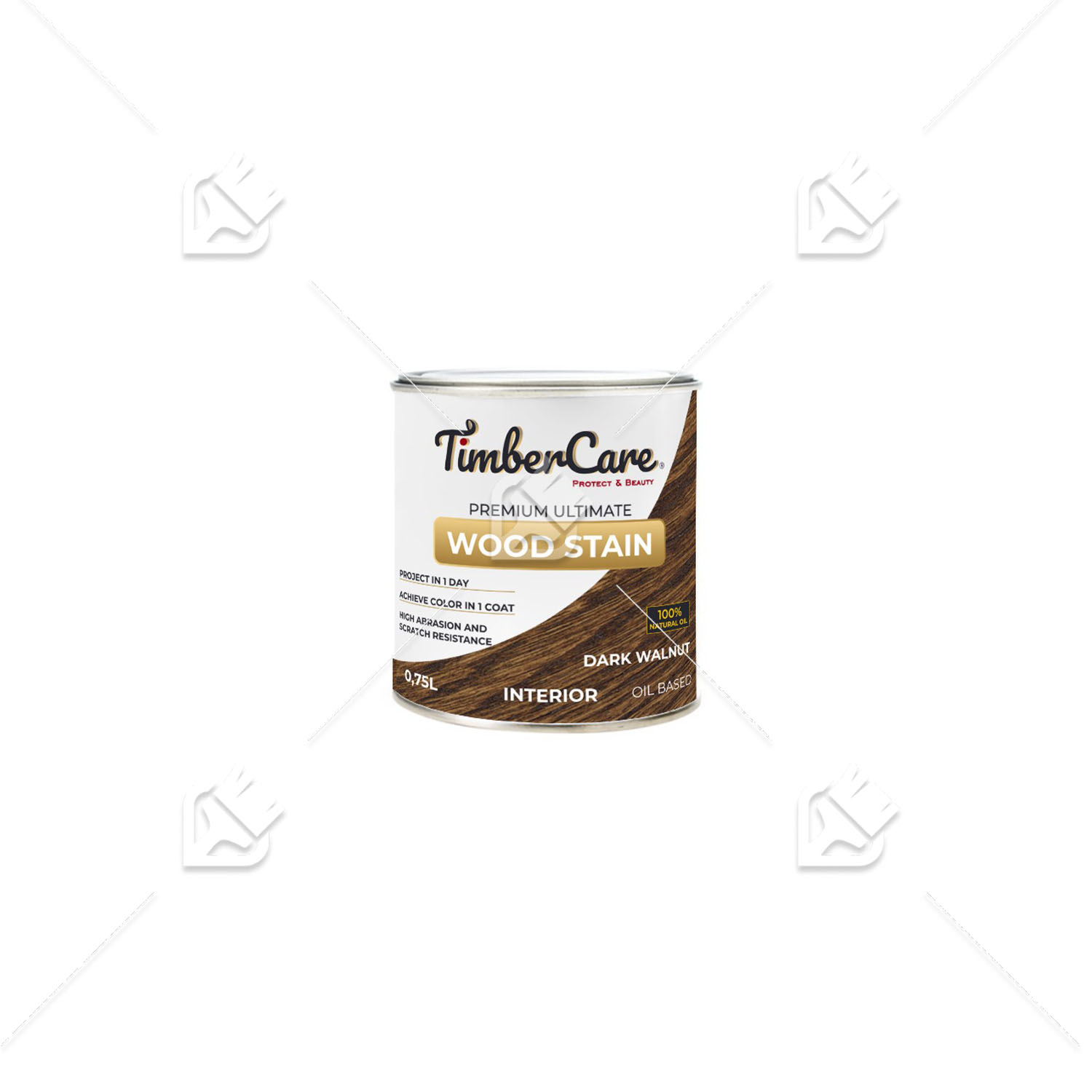 Тонирующее масло высокой прочности для дерева TimberCare Wood Stain Шоколад 0,75 л
