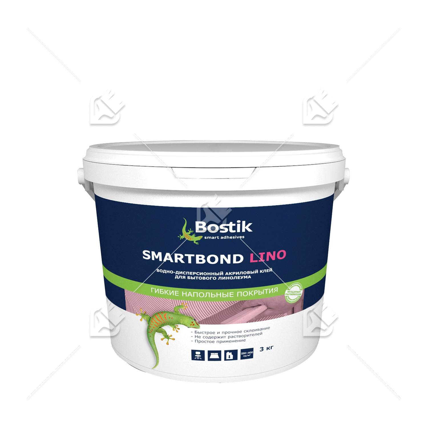 Клей для напольных покрытий Bostik SmartBond Lino 6 кг.