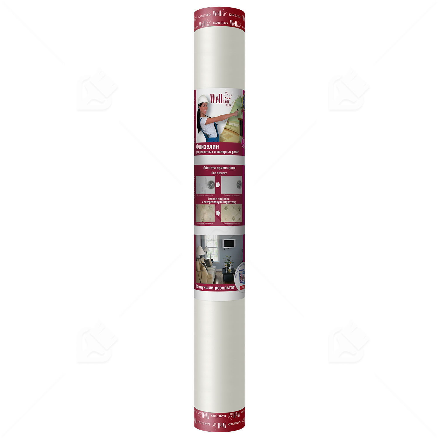 Флизелин малярный Wellton Fliz 130 1х25 м. 130 г./кв.м.