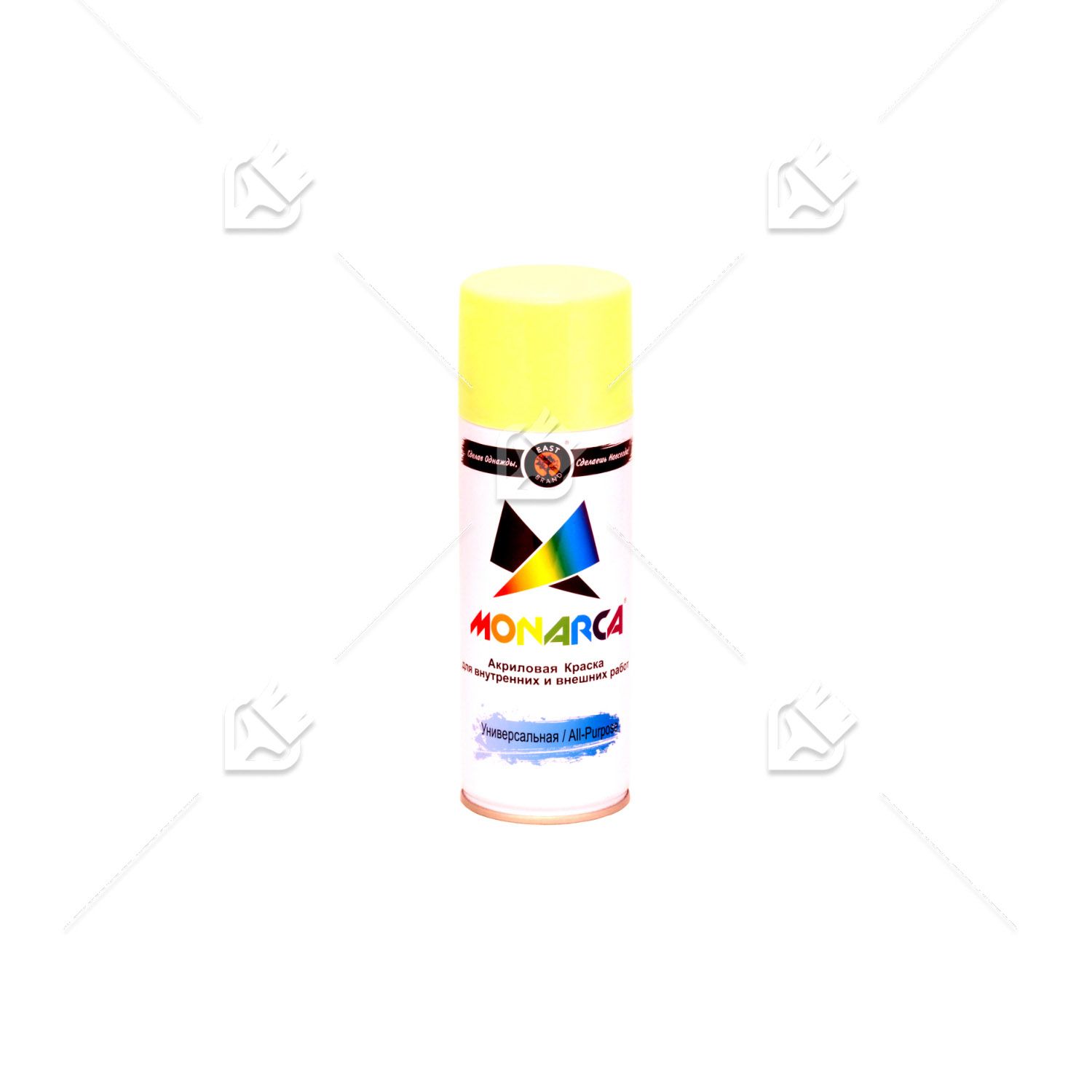 Краска универсальная аэрозольная акриловая Eastbrand Monarca RAL 1014 слоновая кость 520 мл.