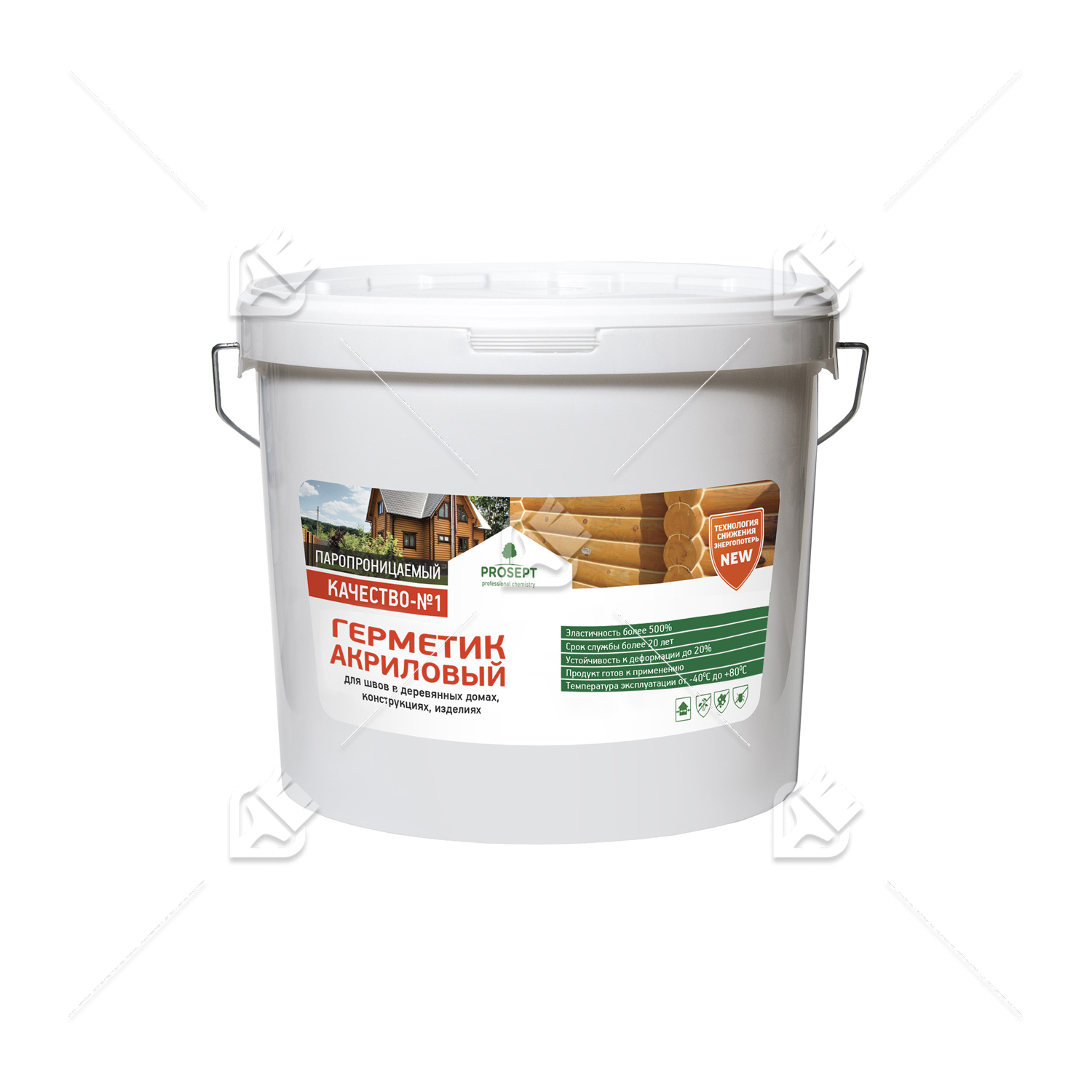 Герметик шовный акриловый Prosept белый 15 кг