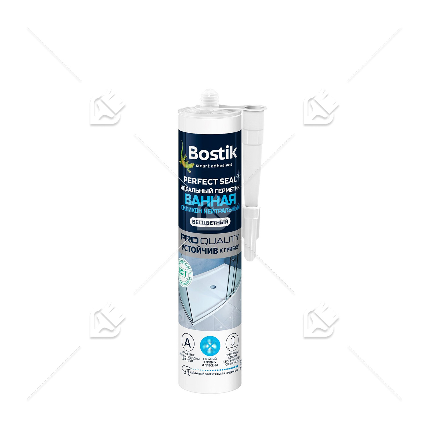 Герметик силиконовый для ванной Bostik Perfect Seal Нейтральный прозрачный 280 мл
