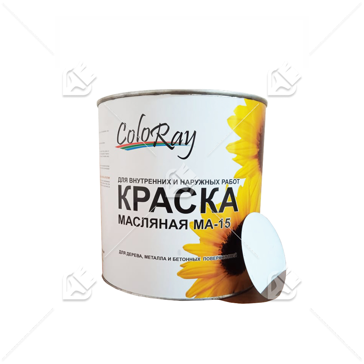 Краска МА-15 масляная Краски Черноземья белая 2,4 кг.