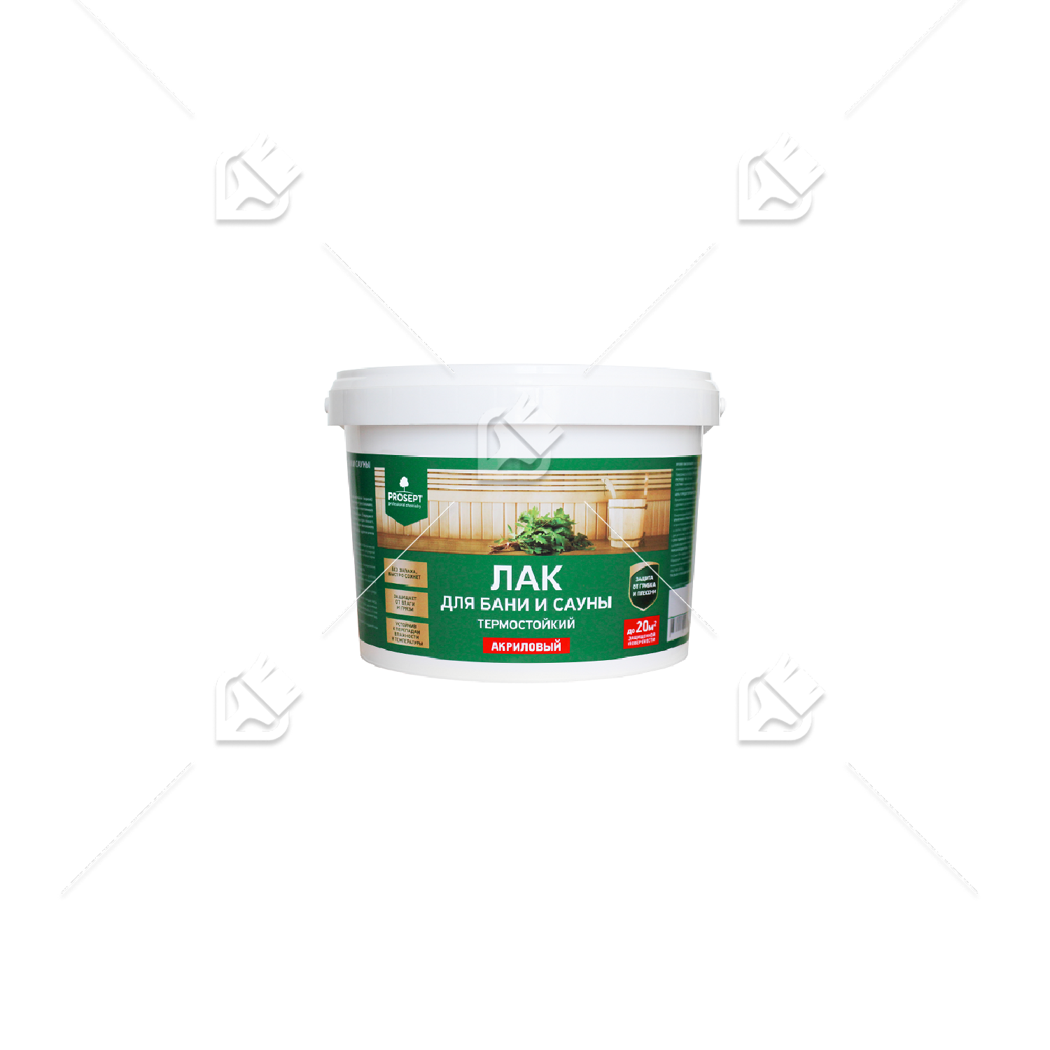 Лак термостойкий для бани и сауны Prosept 2 л