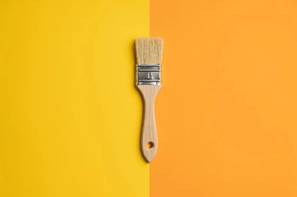 Малярная кисть после отмачивания в 646 растворителе