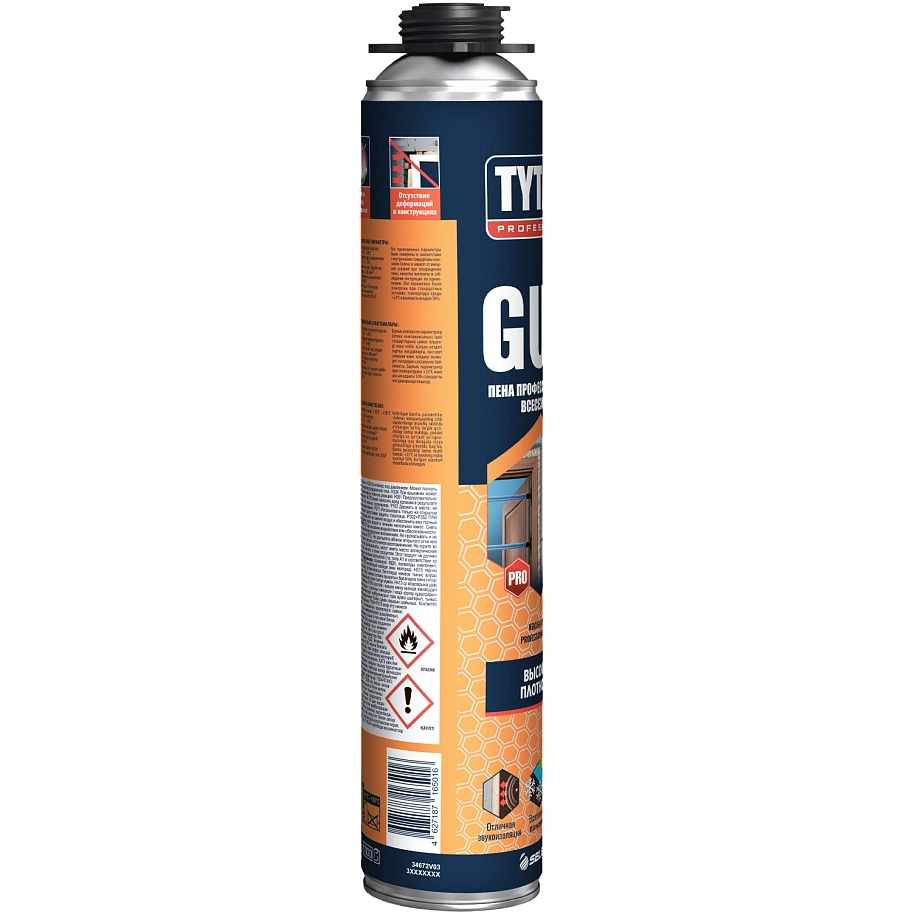 Пена профессиональная Tytan Professional Gun всесезонная 750 мл