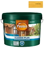 Пропитка декоративная для защиты древесины Pinotex Classic Plus 3 в 1 сосна 9 л.