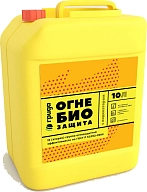 Состав огнезащитный для древесины Грида Огнебиозащита с индикатором ОЗЭ 2 группа 10 л.