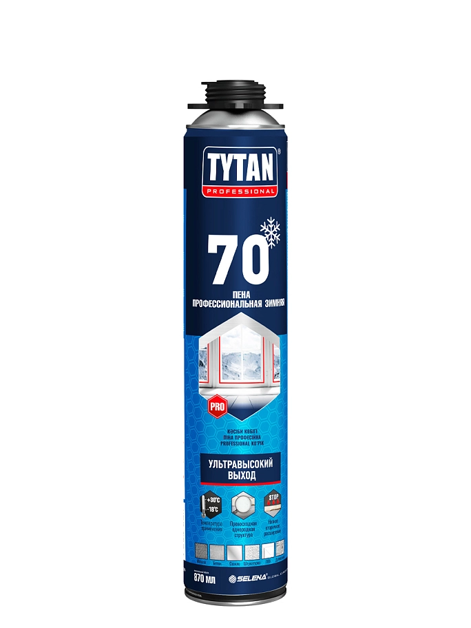 Пена профессиональная Tytan Professional 70 зимняя 870 мл
