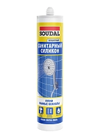 Герметик силиконовый санитарный Soudal бесцветный 280 мл.