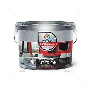 Краска для стен и потолков водно-дисперсионная Profilux Professional Interior матовая 2,5 кг.