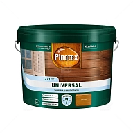 Pinotex Universal 2 в 1 универсальная пропитка для древесины Орегон 9 л