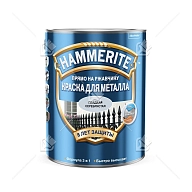 Краска для металлических поверхностей алкидная Hammerite гладкая серебро 2,5 л