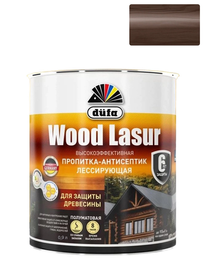 Dufa Wood Lasur Пропитка лессирующая для защиты древесины
