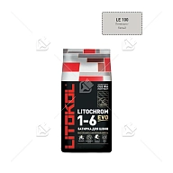 Затирка цементная Litokol Litochrom Evo 1-6 мм LE.100 пепельно-белый 2 кг