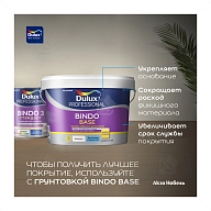 Краска для стен и потолков латексная Dulux Professional Bindo 3 глубокоматовая база BC 0,9 л.