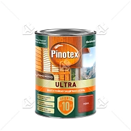 Пропитка декоративная для защиты древесины Pinotex Ultra AWB полуглянцевая рябина 0,9 л