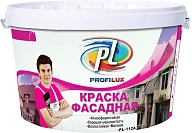 Profilux PL-112А / Профилюкс ПЛ-112А Краска фасадная влагостойкая акриловая глубокоматовая