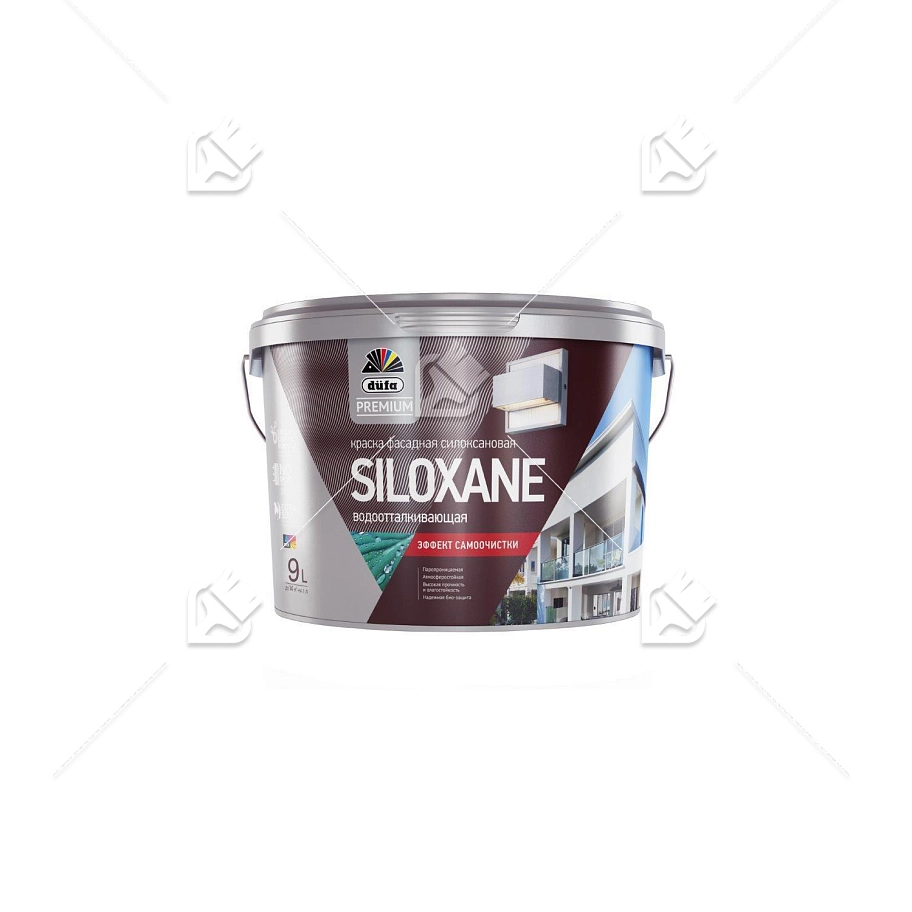 Краска фасадная акрил-силоксановая Dufa Premium Siloxane база 3 9 л.
