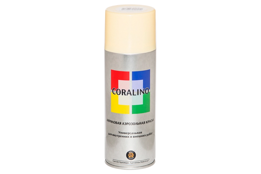 Coralino / Коралино Краска универсальная аэрозольная акриловая глянцевая