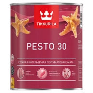 Эмаль универсальная Tikkurila PESTO 30 C полуматовая 0,9л