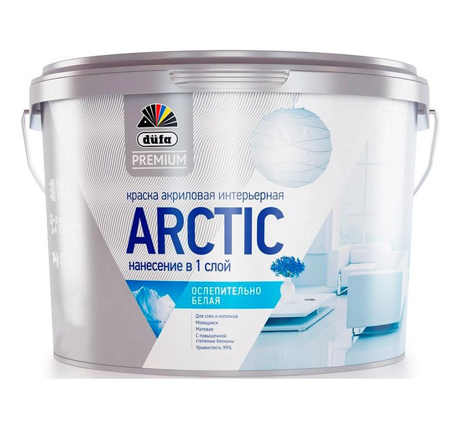 Dufa Premium Arctic / Дюфа Премиум Арктик Краска для стен и потолков глубокоматовая