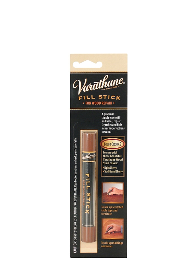 Карандаш заполняющий восковый Varathane Fill Stick №5 светлая вишня, традиционная вишня 16 г.