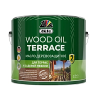 Масло деревозащитное для террас и садовой мебели Dufa Wood Oil Terrace дуб 9л