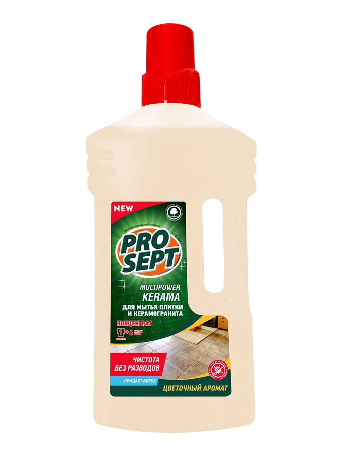 Средство для мытья плитки и керамогранита Prosept Multipower Kerama концентрат 1 л. 