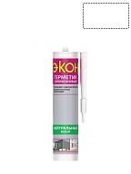 Герметик силиконовый нейтральный универсальный Экон белый 280 мл.