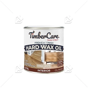 Защитное масло TimberCare Hard Wax Oil с твердым воском Белый мел 0,75 л
