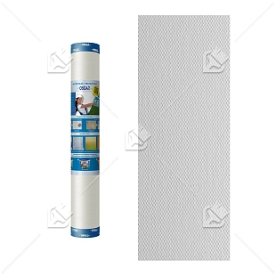 Стеклообои под покраску Oscar Рогожка потолочная 1х25 м.