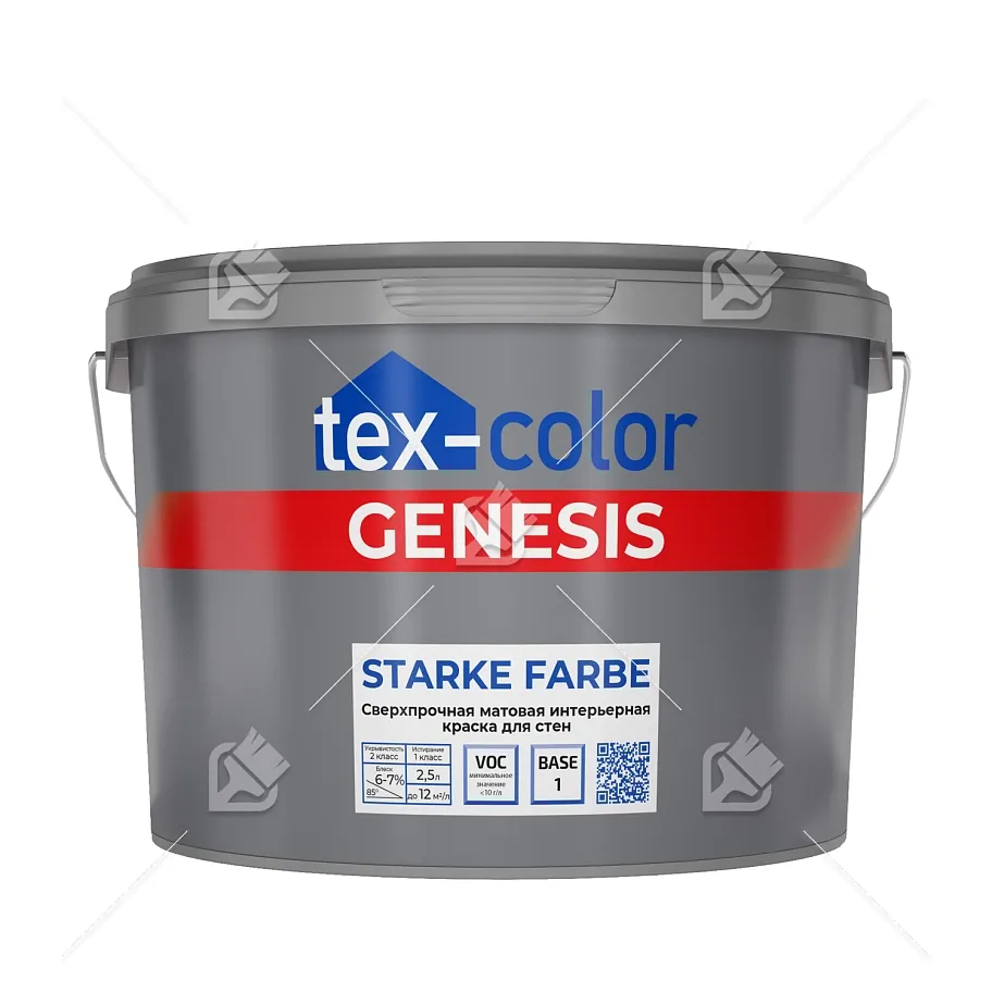 "Tex-Сolor" ВД краска Genesis Starke Farbe  база1  2,5л