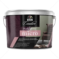 Покрытие декоративное Dufa Creative Perla Sabbia micro эффект металлизированный перламутр база ARGENTO 1 кг