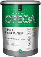 Эмаль универсальная акриловая Ореол глянцевая черная 2,5 кг