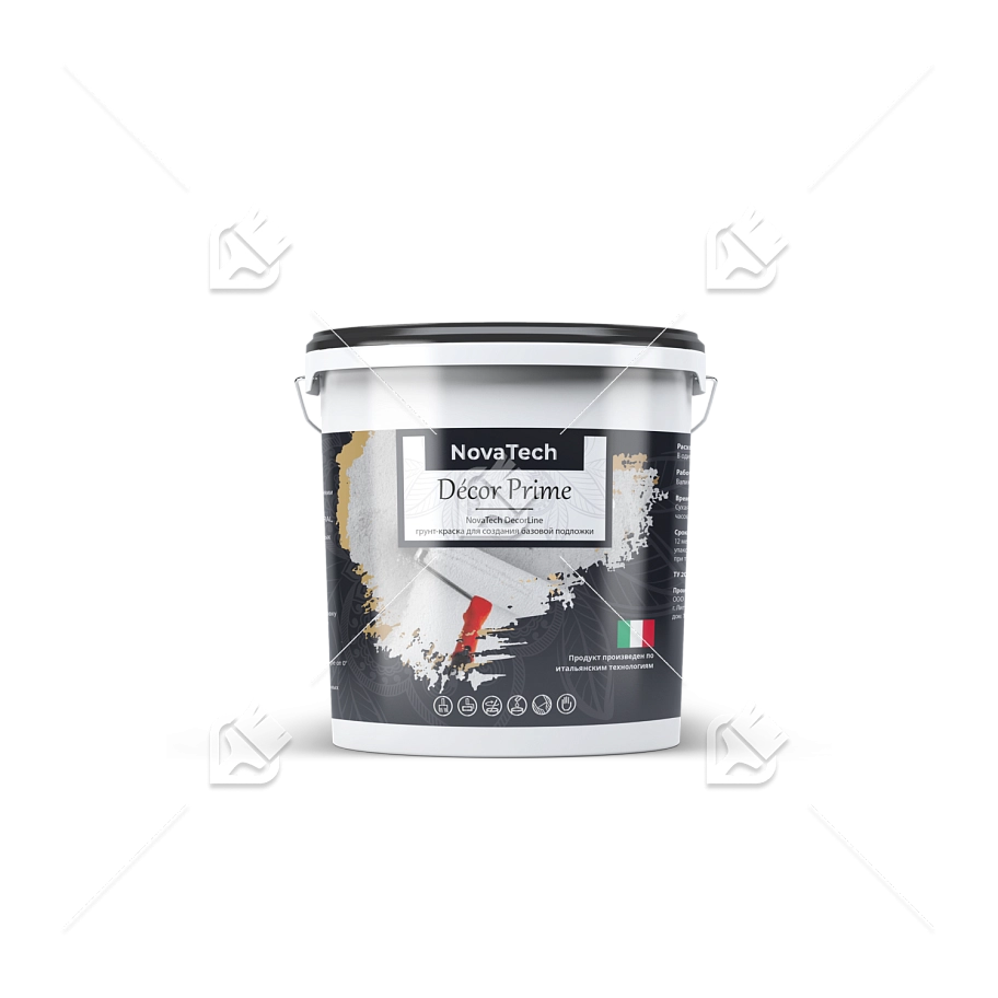 Грунт под покрытие декоративное с кварцевым наполнителем NovaTech Décor Prime15 кг