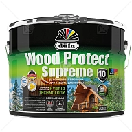 Пропитка декоративная для защиты древесины Dufa Wood Protect Supreme палисандр 9 л