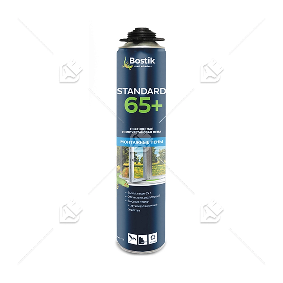 Пена профессиональная Bostik Standard 65+ 850 мл. выход 65 л.