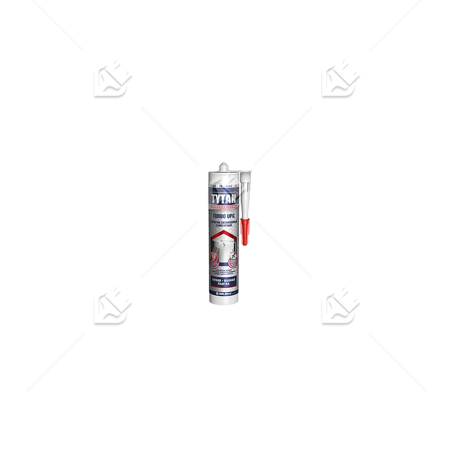Герметик силиконовый санитарный Tytan Professional UPG TURBO прозрачный 280 мл.