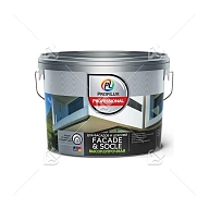 Краска фасадная акриловая Profilux Professional Faсade & Socle глубокоматовая база 3 13 кг.