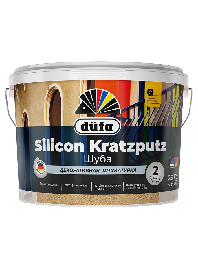 Dufa Silicon Kratzputz / Дюфа Силикон Кратспутс Штукатурка декоративная шуба