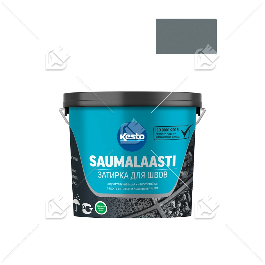 Затирка для швов Kesto Saumalaasti 48 графитово-серая 3 кг